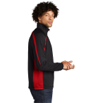 Sport-Tek Sport-Wick Stretch 1/2-Zip Colorblock Pullover.