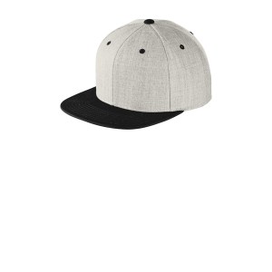 Sport-Tek Yupoong Flat Bill Snapback Cap.